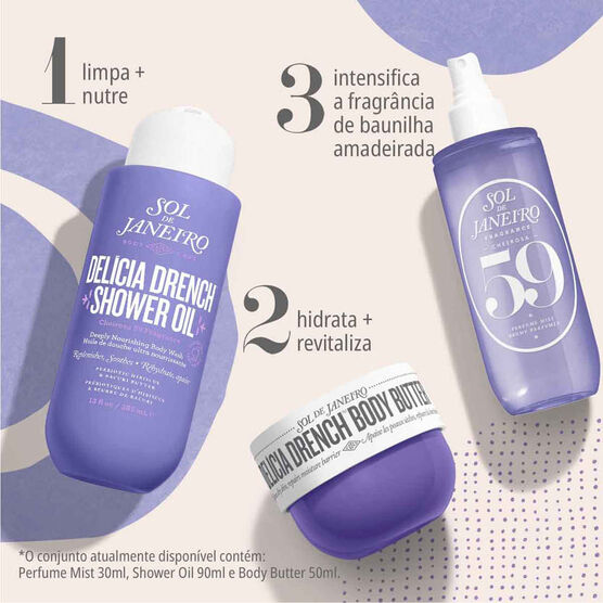 DELICIA DRENCH BODY WASH 385ML 385ML